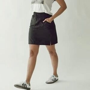 Albion The Away Skirt Women's XL Black‎ Athletic Drawstring Pockets